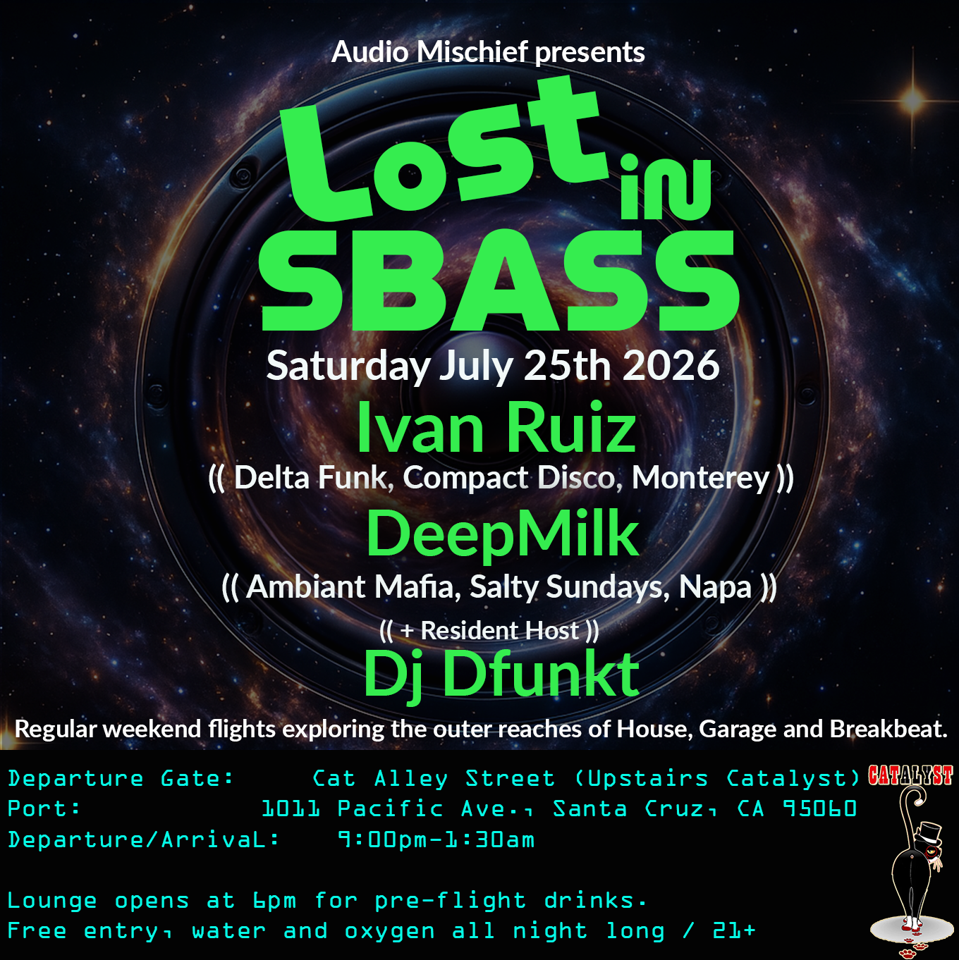 Lost in Sbass: Ivan Ruiz, DeepMilk, DJ Dfunkt event image