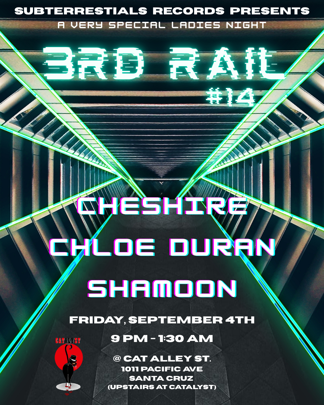 3rd Rail #14: Cheshire, Chloe Duran, Shamoon event image